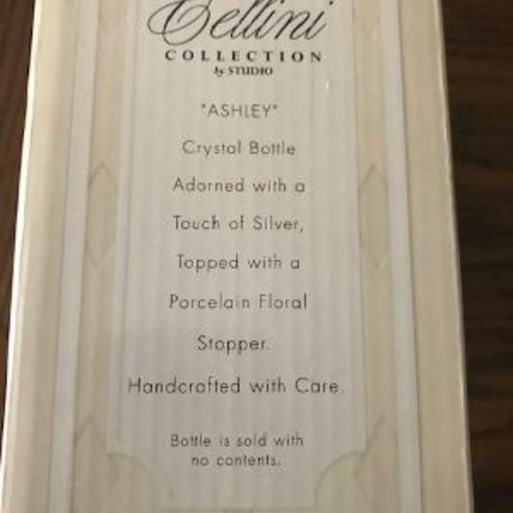 NEW - BELLINI COLLECTION "ASHLEY" CRYSTAL BOTTLE - Picture 3 of 5